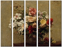 Tableau  5 panneaux