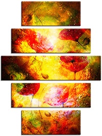 Tableau  5 panneaux