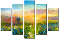 Tableau  5 panneaux