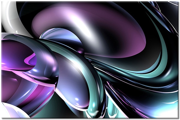 tableau sur toile, abstrait-fantaisie, art, art-contemporain, blanc, noir, vert, violet