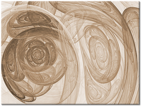 tableau sur toile, abstrait-fantaisie, beige, marron, orange, rouge