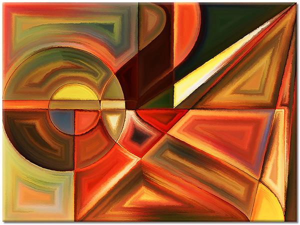 tableau sur toile, abstrait-fantaisie, art, art-contemporain, marron, orange, peintures, peintures-abstraites, vert