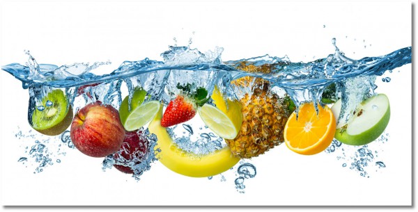 tableau sur toile, aliments, aliments-boissons, bars, blanc, bleu, cuisine, divers, eau, fruits, gris, jaune, orange, pommes, restaurants, rouge, vert
