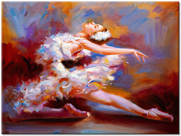 tableau sur toile, art, beige, blanc, dans, femmes, marron, orange, peintures, peintures-personnages