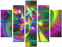 Tableau  5 panneaux