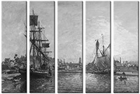 Tableau  5 panneaux