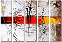 Tableau  5 panneaux
