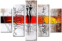 Tableau  5 panneaux