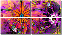 Tableau  4 panneaux