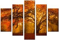 Tableau  5 panneaux