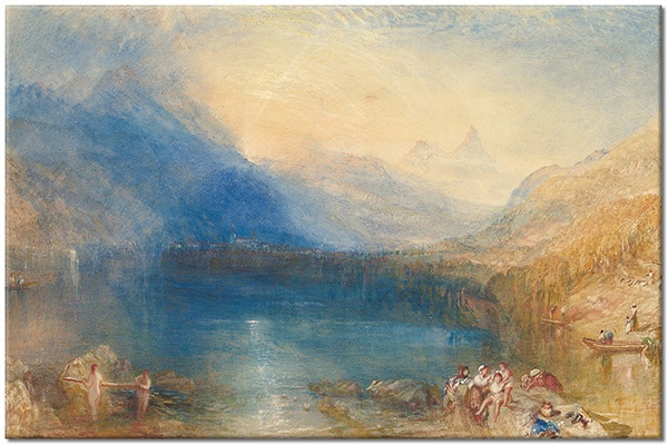 tableau sur toile, abstrait-fantaisie, autres-paysages, beige, bleu, paysages, peintures, peintures-abstraites, peintures-paysages