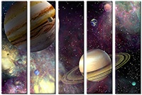 Tableau  5 panneaux