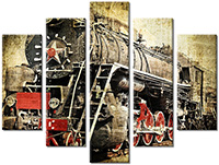 Tableau  5 panneaux
