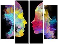 Tableau  4 panneaux
