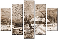 Tableau  5 panneaux