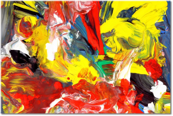 tableau sur toile, abstrait-fantaisie, art, art-contemporain, blanc, bleu, gris, jaune, multicolore, orange, peintures, peintures-abstraites, rose, rouge, vert