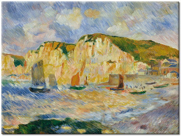 tableau sur toile, bleu, jaune, peintures, peintures-paysages, vert