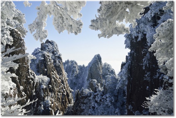 tableau sur toile, blanc, gris, montagnes, noir, paysages