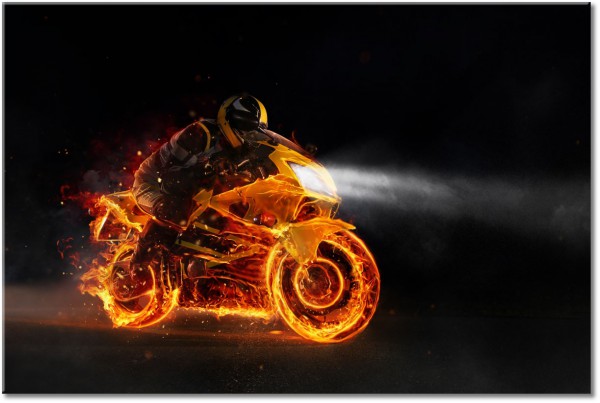 tableau sur toile, abstrait-fantaisie, autres, divers, jaune, noir, orange, voitures-trains-navires-avions