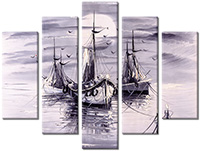 Tableau  5 panneaux