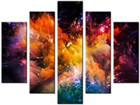 Tableau  5 panneaux