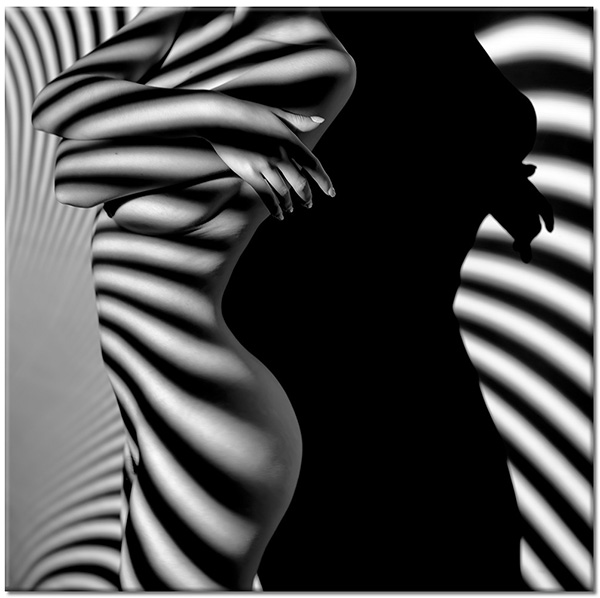 tableau sur toile, art, divers, femmes, nu, sexy