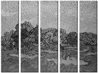 Tableau  5 panneaux
