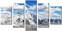 Tableau  5 panneaux