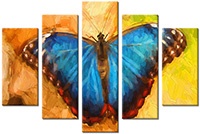 Tableau  5 panneaux