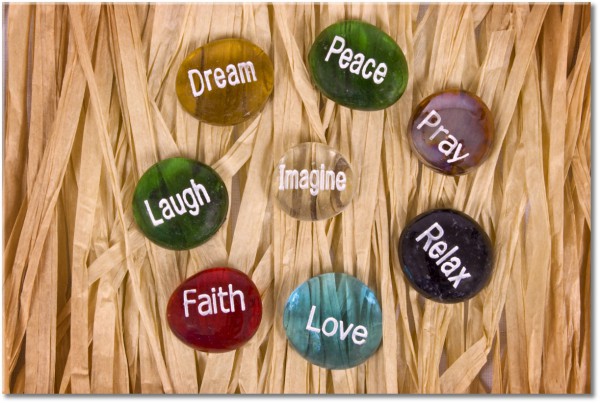 tableau sur toile, beige, bleu, cyan, feng-shui-zen, jaune, multicolore, orange, vert, violet