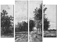 Tableau  4 panneaux