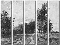 Tableau  5 panneaux