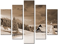 Tableau  5 panneaux
