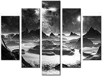 Tableau  5 panneaux
