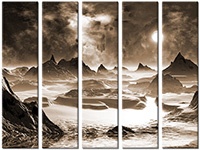 Tableau  5 panneaux