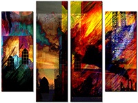 Tableau  4 panneaux