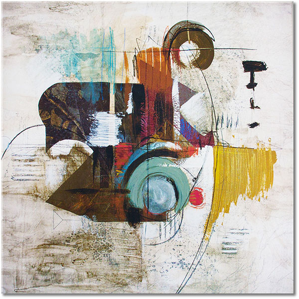 tableau sur toile, abstrait-fantaisie, art, art-contemporain, beige, blanc, bleu, cyan, gris, jaune, marron, multicolore, noir, orange, peintures, peintures-abstraites, rouge, vert, violet