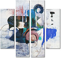 Tableau  4 panneaux