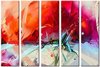 Tableau  5 panneaux