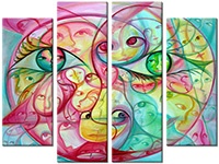 Tableau  4 panneaux
