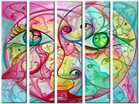 Tableau  5 panneaux