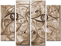Tableau  4 panneaux