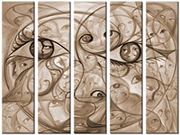 Tableau  5 panneaux