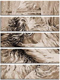 Tableau  5 panneaux