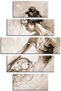 Tableau  5 panneaux