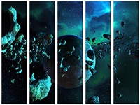 Tableau  5 panneaux