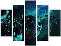 Tableau  5 panneaux