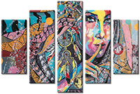 Tableau  5 panneaux