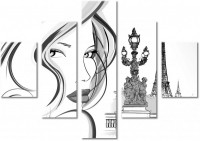 Tableau  5 panneaux