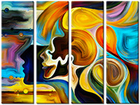 Tableau  4 panneaux